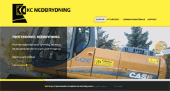 Desktop Screenshot of kc-nedbrydning.dk